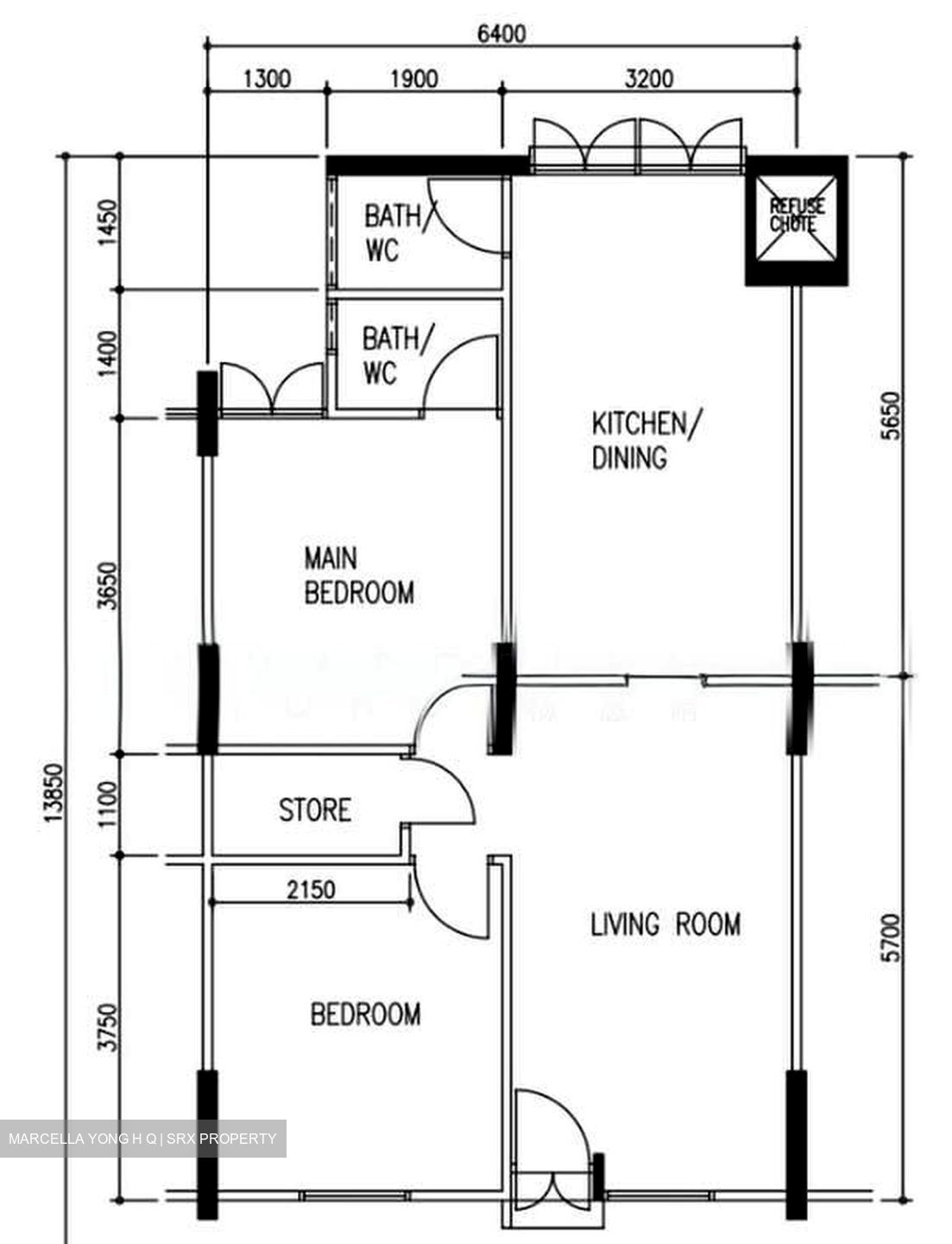 Blk 116 Hougang Avenue 1 (Hougang), HDB 3 Rooms #591089891